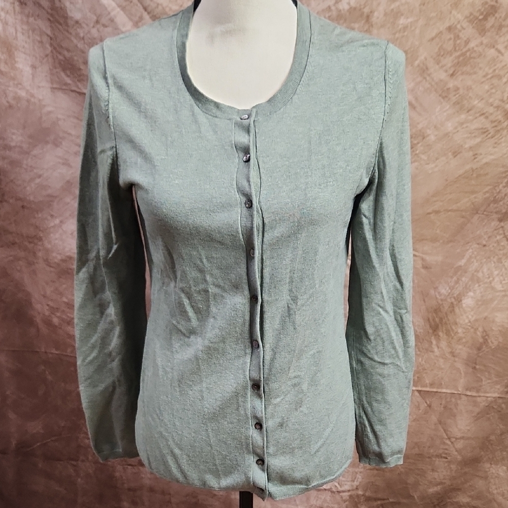 Banana Republic Silk-Blend Cardigan – Size M - Picture 3 of 8